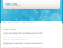 Tablet Screenshot of cogitmatida.com
